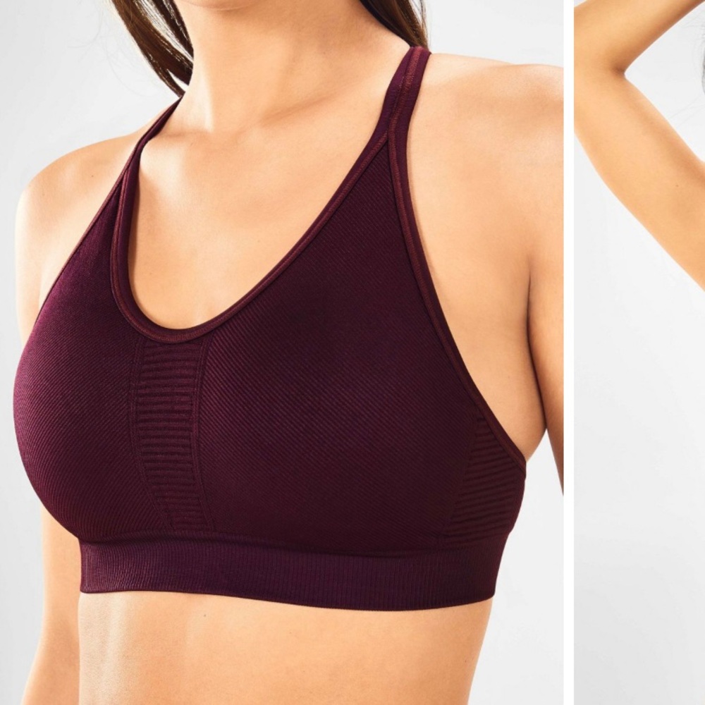 NWT Fabletics Amethyst Seamless Sports Bra Size Small
